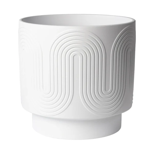 Gardens Pottery 12" Amy Ceramic Planter, White
